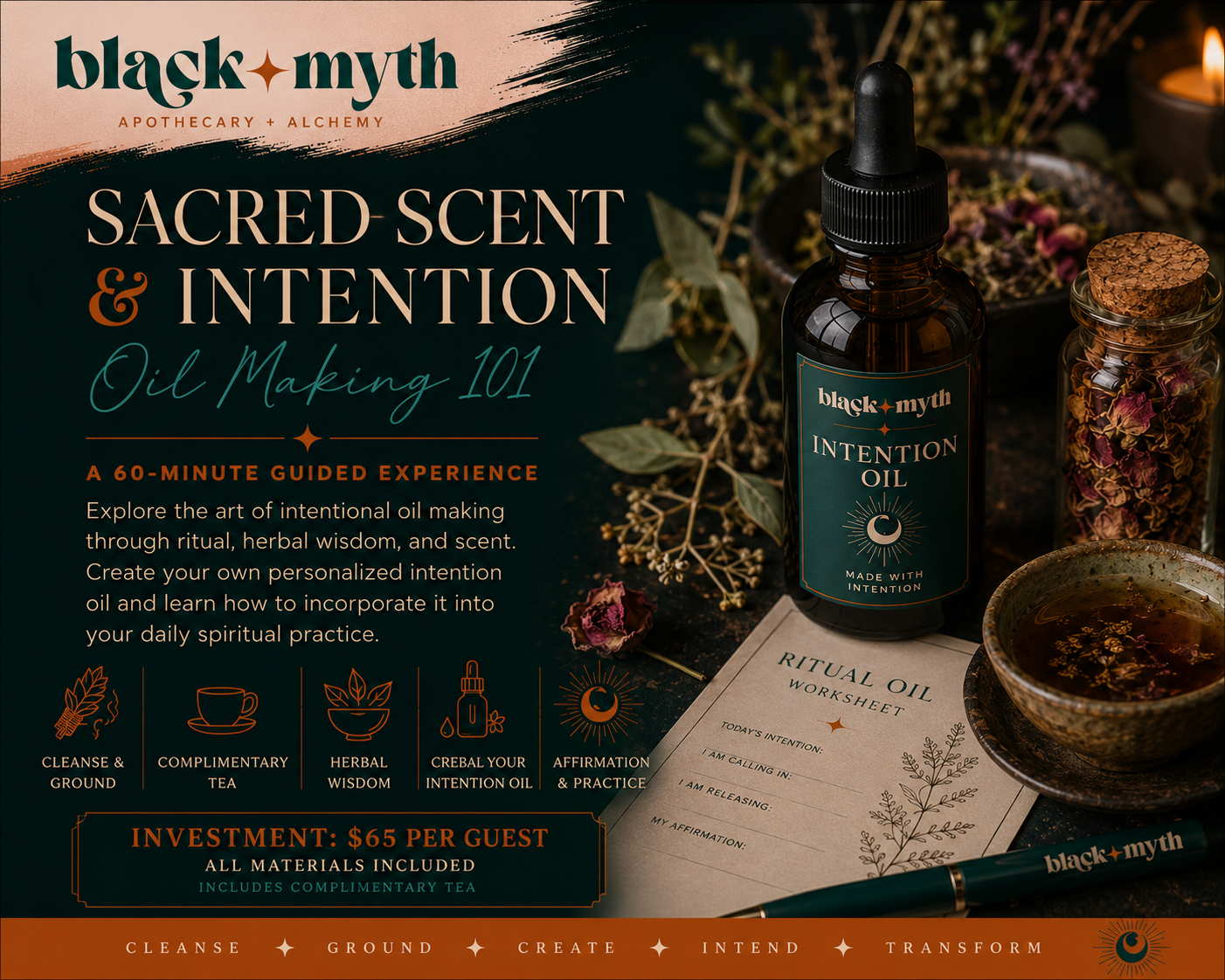 Sacred Scent & Intention: Oil Making 101