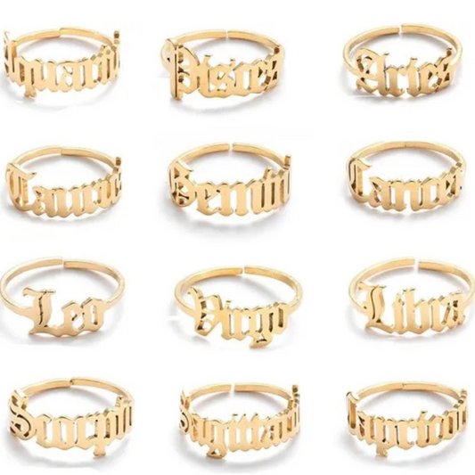 Zodiac Rings